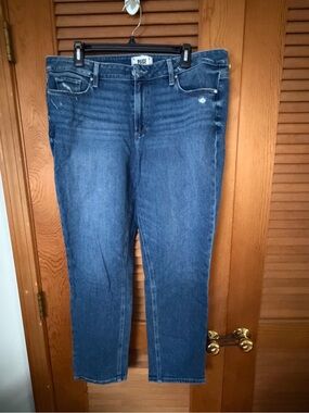 Paige Bridgette Eiffel Distressed Jeans Womens in blue Size 33
